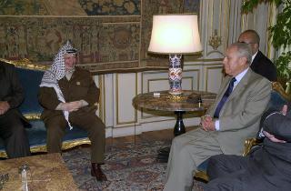 Incontro con il Presidente dell'Autorità Nazionale Palestinese, S.E. il Signor Yasser Arafat