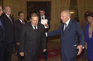 Incontro con il Presidente della Repubblica Algerina Democratica e Popolare, Abdelaziz Botteflika