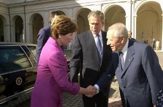 Visita ufficiale del Presidente degli Stati Uniti d'America e della Signora Bush