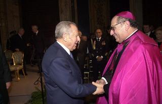 Presentazione degli auguri da parte del Corpo Diplomatico al Presidente della Repubblica