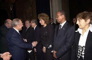 Presentazione degli auguri da parte del Corpo Diplomatico al Presidente della Repubblica