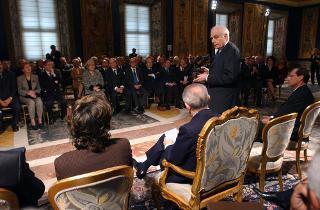 Incontro con una delegazione della Lega Italiana per la Lotta contro i Tumori in occasione dell'80° anniversario di fondazione