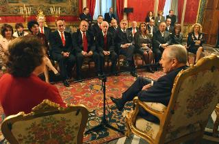Incontro con alcuni esponenti della Società M.S. Reduci Garibaldini