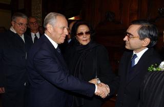 Omaggio alla salma del Presidente Emerito della Repubblica, Giovanni Leone, presso la Camera ardente allestita al Senato della Repubblica