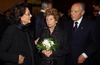 Omaggio alla salma del Presidente Emerito della Repubblica, Giovanni Leone, presso la Camera ardente allestita al Senato della Repubblica