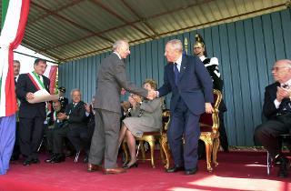 Intervento del Presidente della Repubblica a Lizzano in Belvedere per la cerimonia in onore della Medaglia d'Oro al Valor Militare Antonio Giuriolo
