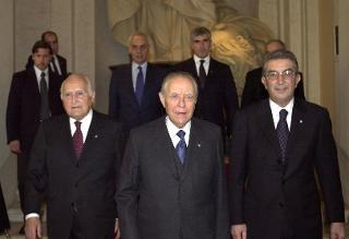 Intervento del Presidente della Repubblica alla cerimonia di insediamento dell'Avvocato Generale dello Stato, Luigi Mazzella