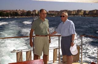 Il Presidente Ciampi in vacanza in Sardegna