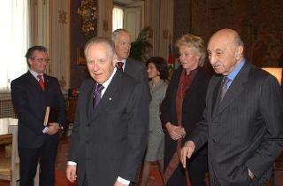 Incontro del Presidente della Repubblica con l'ex Re dell'Afghanistan Zahir Shah