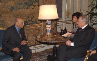 Incontro del Presidente della Repubblica con l'ex Re dell'Afghanistan Zahir Shah