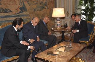 Incontro del Presidente della Repubblica con l'ex Re dell'Afghanistan Zahir Shah