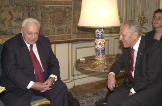 Incontro con Ariel Sharon, Primo Ministro dello Stato d'Israele