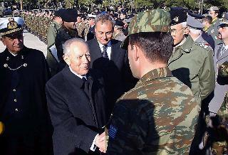 Visita del Presidente della Repubblica al Contingente italiano in Albania