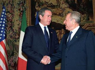 Incontro con il Presidente degli Stati Uniti d'America, George W. Bush