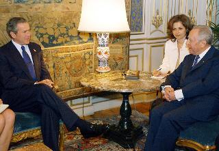 Incontro con il Presidente degli Stati Uniti d'America, George W. Bush