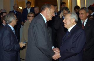 Incontro del Presidente della Repubblica con il Presidente della Repubblica Francese, Jacques Chirac
