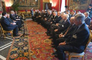 Incontro del Presidente della Repubblica con una delegazione di componenti del Comitato congiunto Italia - Commonwealth per i cimiteri di guerra