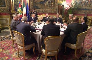 Il Presidente Ciampi presiede il Consiglio supremo di difesa al Quirinale
