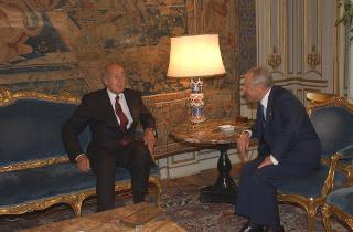 Incontro con il Presidente della Convenzione per il futuro dell'Europa, Valery Giscard d'Estaing