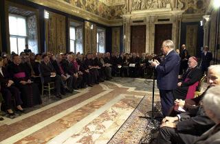 Incontro con una delegazione dei partecipanti al II Forum Europeo degli Studenti Universitari