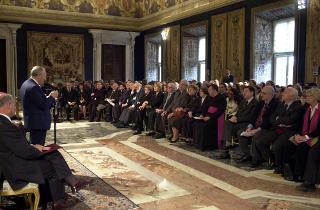 Incontro con una delegazione dei partecipanti al II Forum Europeo degli Studenti Universitari