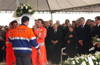 Intervento del Presidente della Repubblica ai funerali delle vittime del terremoto di San Giuliano di Puglia (Campobasso)