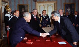 Giuramento del Ministro senza portafoglio del II Gabinetto Berlusconi, Luigi Mazzella