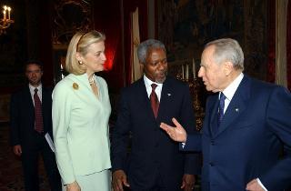 Incontro con il Segretario generale delle Nazioni Unite, Kofi Annan
