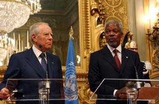 Incontro con il Segretario generale delle Nazioni Unite, Kofi Annan
