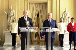 Visita di Stato del Presidente della Repubblica di Ungheria e della Signora Mádl