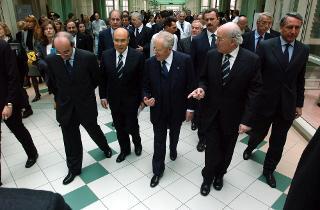 Visita del Presidente della Repubblica all'Azienda Ospedaliera Universitaria "Policlinico Tor Vergata" presso la Facoltà di Medicina e Chirurgia