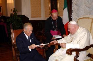 Visita di Sua Santità Giovanni Paolo II al Parlamento