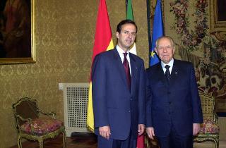 Incontro con il Presidente della Repubblica di Bolivia, Jorge Quiroga Ramirez