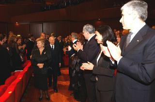 Intervento del Presidente della Repubblica all'inaugurazione della Sala Santa Cecilia del Parco della Musica