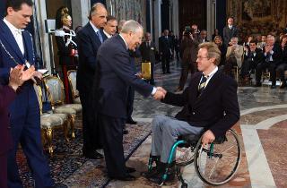 Incontro del Presidente della Repubblica con gli atleti italiani vincitori di medaglie ai Giochi Olimpici e Paraolimpici invernali 2002 di Salt Lake City