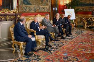 Incontro con Maurizio de Tilla, presidente dell'Associazione delle Casse privatizzate dei liberi professionisti, con una delegazione