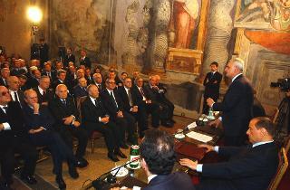 Intervento del Presidente della Repubblica a Palazzo Giustiniani in occasione della cerimonia di commemorazione di Marco Biagi, nel primo anniversario della scomparsa