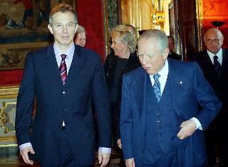 Incontro con Tony Blair, Primo Ministro del Regno Unito di Gran Bretagna ed Irlanda del Nord