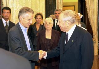 Intervento del Presidente della Repubblica a palazzo Montecitorio per l'inaugurazione di un busto dedicato a Carlo Cattaneo