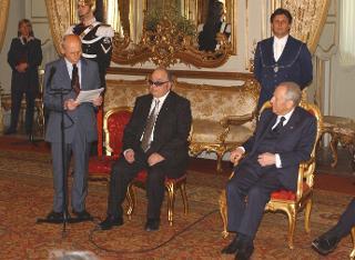 Incontro del Presidente della Repubblica con una delegazione dell'Associazione Italiana Ciechi di Guerra