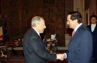 Incontro con Juan Josè Lucas Gimenez, Presidente del Senato spagnolo