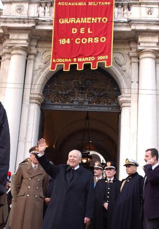 Cerimonia di giuramento del 184° Corso Allievi dell'Accademia Militare di Modena