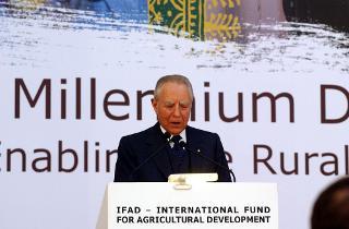 Intervento del Presidente della Repubblica al Consiglio dei Governatori dell'IFAD - Fondo Internazionale per lo Sviluppo Agricolo, in occasione del 25° anniversario della fondazione