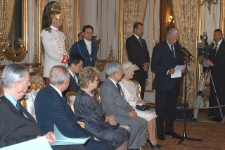Incontro del Presidente della Repubblica con i promotori, la giuria ed i vincitori del &quot;Praemium Imperiale&quot; 2003