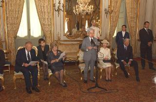Incontro del Presidente della Repubblica con i promotori, la giuria ed i vincitori del &quot;Praemium Imperiale&quot; 2003