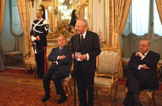 Incontro del Presidente della Repubblica con i promotori ed i vincitori della XXIII edizione del Premio Ischia Internazionale di Giornalismo