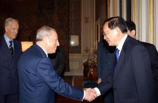 Incontro con il Signor Tang Jiaxuam, Ministro degli Affari Esteri della Repubblica Popolare Cinese