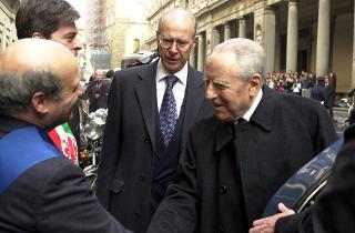 Visita in anteprima del Presidente della Repubblica a Firenze alla mostra sulla storia della lingua italiana "Dove il sì suona - Gli italiani e la loro lingua" e intervento alla cerimonia inaugurale dell'iniziativa