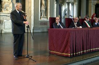 Visita in anteprima del Presidente della Repubblica a Firenze alla mostra sulla storia della lingua italiana "Dove il sì suona - Gli italiani e la loro lingua" e intervento alla cerimonia inaugurale dell'iniziativa