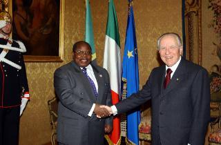 Incontro con il Presidente della Repubblica Unita di Tanzania, Benjamin Mkapa